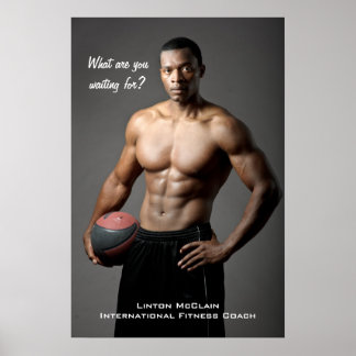 Linton McClain Poster: Waar wacht je op? Poster
