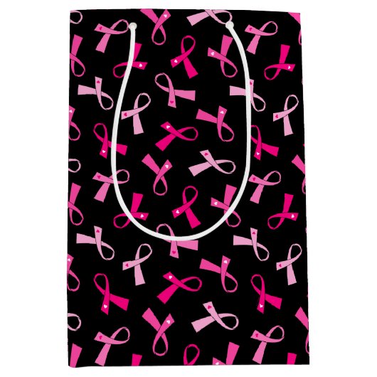  lintpatroon met multiroze borstkanker medium cadeauzakje (Voorkant)