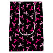  lintpatroon met multiroze borstkanker medium cadeauzakje (Achterkant)