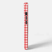 Lintriband op een Gingham korset Case-Mate iPhone Case (Achterkant / Links)