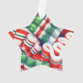 LINTSUIKER Acryl Ster Ornament (achterkant)