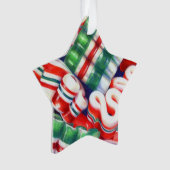 LINTSUIKER Acryl Ster Ornament (voorkant)
