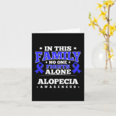 Lintverlies Bewustzijnslint Alopecia Areata Overle Kaart (Gele Bloem)