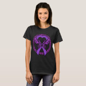 Lintvlinder - Fibromyalgie bewustzijn T-shirt (Voorkant volledig)