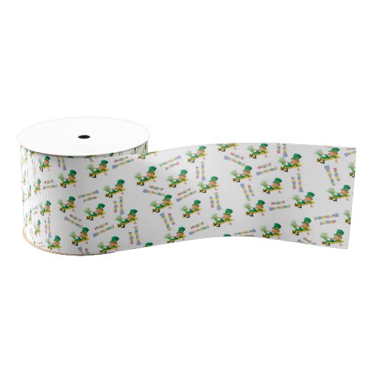 Lintwormdag Verjaardagslint Grosgrain Lint (Spoel)