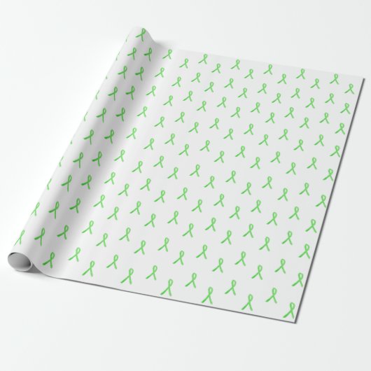 Lintwormziekte Bewustzijn Lintjes Cadeaupapier (Uitgerold)