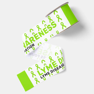Lintwormziekte Bewustzijnspatroonlint Grosgrain Lint