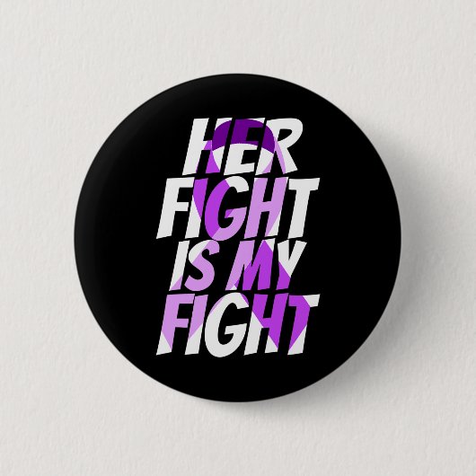 Lintziekte Heimer Ziektebewustzijn Ronde Button 5,7 Cm (Voorkant)