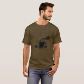 Linu Computer Nerds Sudo AptGet-installatieloffie T-shirt (Voorkant volledig)