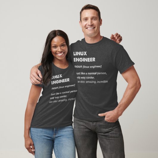 Linu Engineer Gift T-shirt (Unisex)