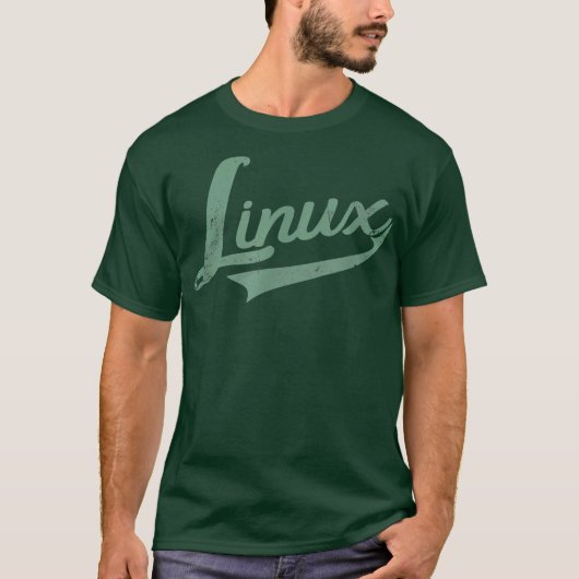 Linu I Systems Engineer Nerd Geek hrowback T-shirt (Voorkant)