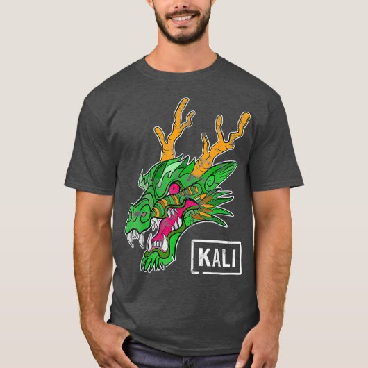 Linu Kali Hacking for Network Hacker en Ubuntu T-shirt (Voorkant)