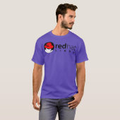 Linu redhat lover t-shirt Penguin Tu Open Source (Voorkant volledig)