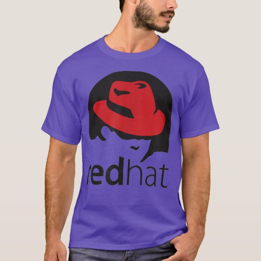 Linu redhat lover t-shirt Penguin Tu Open Source O (Voorkant)