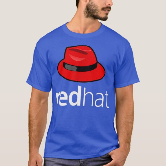 Linu redhat lover t-shirt Penguin Tu Open Source O (Voorkant)