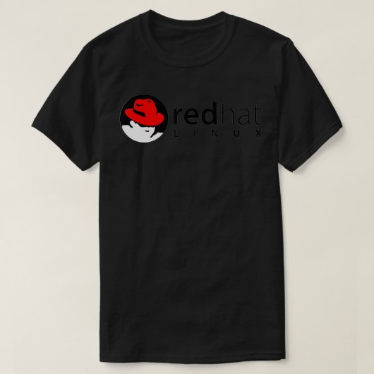 Linu redhat lover t-shirt Penguin Tu Open Source O (Design voorkant)