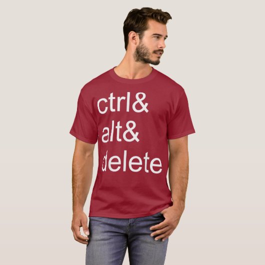 Linu System Admin Systems Administrator Control T-shirt (Voorkant volledig)