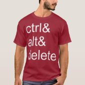 Linu System Admin Systems Administrator Control T-shirt (Voorkant)
