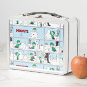 Linus bouwt een sneeuwpop (In situ)