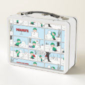 Linus bouwt een sneeuwpop (Achterkant)