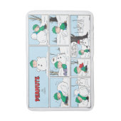 Linus bouwt een sneeuwpop badmat (Voorkant Verticaal)