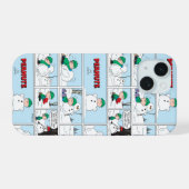 Linus Bouwt Een Sneeuwpop iPhone 15 Case (Achterkant horizontaal)