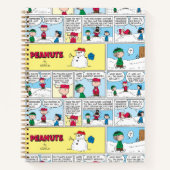 Linus bouwt een sneeuwpop notitieboek (Voorkant)