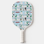Linus bouwt een sneeuwpop pickleball paddle (Voorkant)
