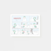 Linus bouwt een sneeuwpop post-it® notes (Voorkant)