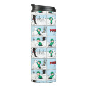 Linus bouwt een sneeuwpop thermosbeker (Geroteerd rechts)