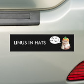 Linus in Petten Bumpersticker (Op auto)