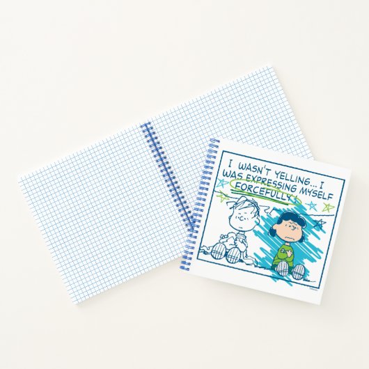 Linus & Lucy "Ik was niet aan het schreeuwen..." Notitieboek (Binnen)