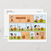 Linus & Lucy | Zingende Jack-O-Lantern Briefkaart (Voorkant / Achterkant)