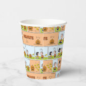 Linus & Lucy | Zingende Jack-O-Lantern Papieren Bekers (Rechts)