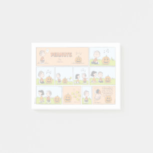 Linus & Lucy Zingende Jack-O-Lantern Post-it® Notes