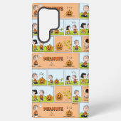 Linus & Lucy | Zingende Jack-O-Lantern Samsung Galaxy Hoesje (Achterkant)