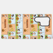 Linus & Lucy | Zingende Jack-O-Lantern Samsung Galaxy Hoesje (Achterkant horizontaal)