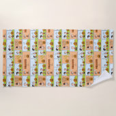 Linus & Lucy | Zingende Jack-O-Lantern Strandlaken (Voorkant)