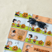 Linus & Lucy | Zingende Jack-O-Lantern Strandlaken (In situ)