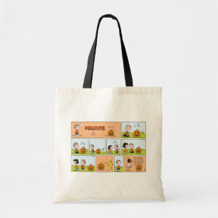 Linus & Lucy   Zingende Jack-O-Lantern Tote Bag
