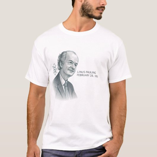 Linus Pauling T-shirt (Voorkant)