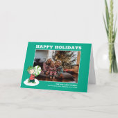 Linus Pepermunt Snoepgoed Feestdagen Kaart (Voorkant)