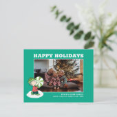 Linus Pepermunt Snoepgoed Feestdagenkaart (Staand voorkant)