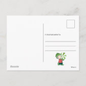 Linus Peppermint-Snoep Feestdagenkaart (Achterkant)