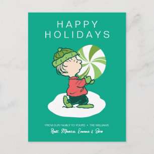 Linus Peppermint-Snoep Feestdagenkaart