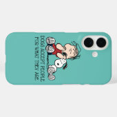Linus vergeleken met Snoopy's oor Case-Mate iPhone Case (Achterkant (horizontaal))