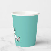 Linus vergeleken met Snoopy's oor Papieren Bekers (Links)