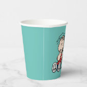 Linus vergeleken met Snoopy's oor Papieren Bekers (Rechts)