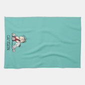 Linus vergeleken met Snoopy's oor Theedoek (Horizontaal)