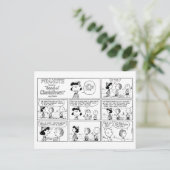 Linus vertelt Lucy dat ze Crabby is Briefkaart (Staand voorkant)